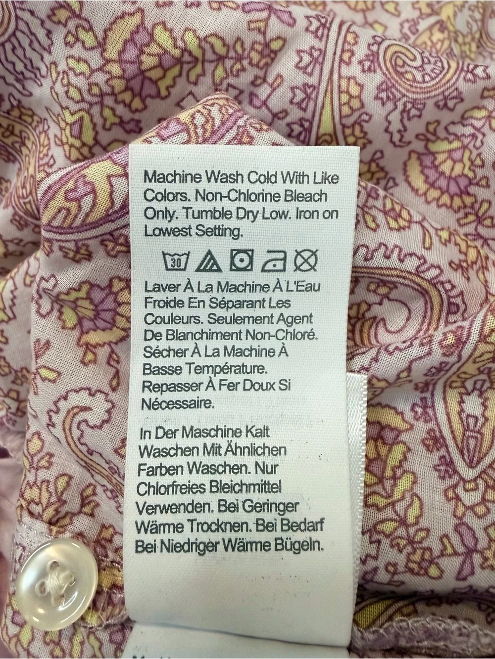 J. Crew Tie-Waist Cotton Voile Midi Dress in Beach Paisley. Size 2.